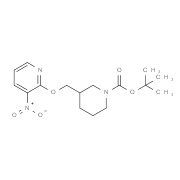 3-(3-Nitro-pyridin-2-yloxymethyl)-piperidine-1-carboxylic acid tert-butyl ester