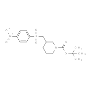 3-(4-Nitro-benzenesulfonylmethyl)-piperidine-1-carboxylic acid tert-butyl ester