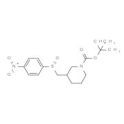 3-(4-Nitro-benzenesulfinylmethyl)-piperidine-1-carboxylic acid tert-butyl ester