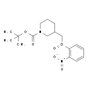 tert-butyl-3-((2-nitrophenylsulfinyl)methyl)piperidine-1-carboxylate