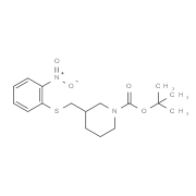 tert-butyl-3-((2-nitrophenylthio)methyl)piperidine-1-carboxylate
