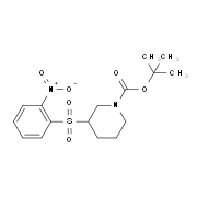 tert-butyl-3-(2-nitrophenylsulfonyl)piperidine-1-carboxylate