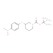 3-(4-Nitro-phenylsulfanyl)-piperidine-1-carboxylic acid tert-butyl ester