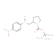 2-(4-Nitro-benzenesulfinylmethyl)-pyrrolidine-1-carboxylic acid tert-butyl ester