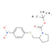 2-(4-Nitro-phenylsulfanylmethyl)-pyrrolidine-1-carboxylic acid tert-butyl ester