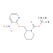 2-(3-Nitro-pyridin-2-yloxymethyl)-piperidine-1-carboxylic acid tert-butyl ester