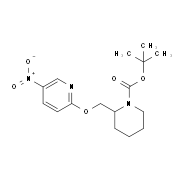 2-(5-Nitro-pyridin-2-yloxymethyl)-piperidine-1-carboxylic acid tert-butyl ester