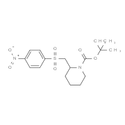 2-(4-Nitro-benzenesulfonylmethyl)-piperidine-1-carboxylic acid tert-butyl ester