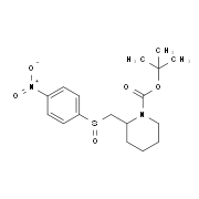 2-(4-Nitro-benzenesulfinylmethyl)-piperidine-1-carboxylic acid tert-butyl ester
