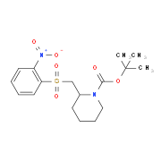tert-butyl-2-((2-nitrophenylsulfonyl)methyl)piperidine-1-carboxylate