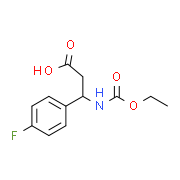 3-Ethoxycarbonylamino-3-(4-fluorophenyl)-propionic acid