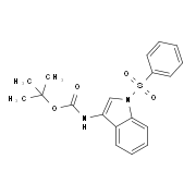 3-(tert-Butoxycarbonylamino)-1-(phenylsulfonyl)indole