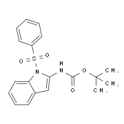 2-(tert-Butoxycarbonylamino)-1-(phenylsulfonyl)indole