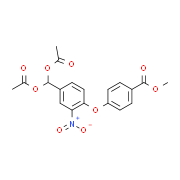 Methyl 4-{4-[bis(acetyloxy)methyl]-2-nitrophenoxy}benzenecarboxylate