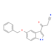 3-(5-Benzyloxyindol-3-yl)-3-oxopropanenitrile