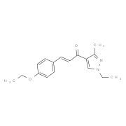(2E)-3-(4-Ethoxyphenyl)-1-(1-ethyl-3-methyl-1H-pyrazol-4-yl)prop-2-en-1-one