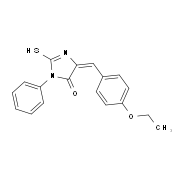 (5E)-5-(4-Ethoxybenzylidene)-2-mercapto-3-phenyl-3,5-dihydro-4H-imidazol-4-one