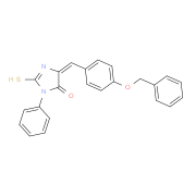 (5E)-5-[4-(Benzyloxy)benzylidene]-2-mercapto-3-phenyl-3,5-dihydro-4H-imidazol-4-one