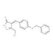 (4E)-4-[4-(Benzyloxy)benzylidene]-3-(chloromethyl)isoxazol-5(4H)-one