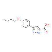 3-(4-Butoxyphenyl)-1H-pyrazole-5-carboxylic acid