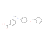 1-[4-(Benzyloxy)phenyl]-1H-benzimidazole-5-carboxylic acid