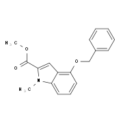 Methyl 4-(benzyloxy)-1-methyl-1H-indole-2-carboxylate