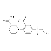 1-[4-(Ethylsulfonyl)-2-nitrophenyl]piperidine-3-carboxylic acid