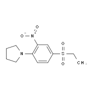 1-[4-(Ethylsulfonyl)-2-nitrophenyl]pyrrolidine