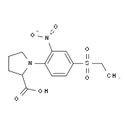 1-[4-(Ethylsulfonyl)-2-nitrophenyl]pyrrolidine-2-carboxylic acid