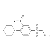 1-[4-(Ethylsulfonyl)-2-nitrophenyl]piperidine