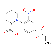 1-[4-(Ethylsulfonyl)-2-nitrophenyl]piperidine-2-carboxylic acid