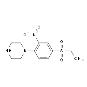 1-[4-(Ethylsulfonyl)-2-nitrophenyl]piperazine