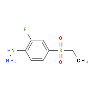 4-Ethylsulfonyl-2-fluorophenylhydrazine