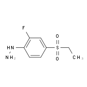 4-Ethylsulfonyl-2-fluorophenylhydrazine