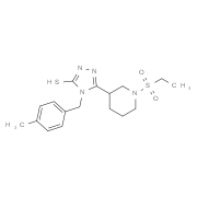 5-[1-(Ethylsulfonyl)piperidin-3-yl]-4-(4-methylbenzyl)-4H-1,2,4-triazole-3-thiol