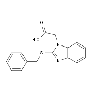 [2-(Benzylthio)-1H-benzimidazol-1-yl]acetic acid