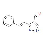 3-[(E)-2-Phenylvinyl]-1H-pyrazole-4-carbaldehyde
