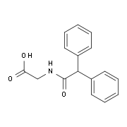 Diphenylacetylaminoacetic acid