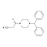 3-[4-(Diphenylmethyl)piperazin-1-yl]-3-oxopropanenitrile