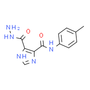 5-Hydrazinocarbonyl-1H-imidazole-4-carboxylic acid p-tolylamide
