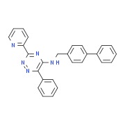 N-([1,1'-Biphenyl]-4-ylmethyl)-6-phenyl-3-(pyridin-2-yl)-1,2,4-triazin-5-amine