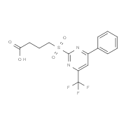 4-{[4-Phenyl-6-(trifluoromethyl)pyrimidin-2-yl]-sulfonyl}butanoic acid