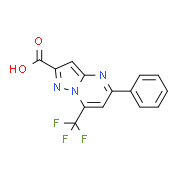 5-Phenyl-7-(trifluoromethyl)pyrazolo-[1,5-a]pyrimidine-2-carboxylic acid