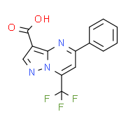 5-Phenyl-7-(trifluoromethyl)pyrazolo-[1,5-a]pyrimidine-3-carboxylic acid