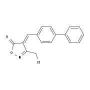 (4E)-4-(Biphenyl-4-ylmethylene)-3-(chloromethyl)-isoxazol-5(4H)-one