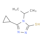 5-Cyclopropyl-4-isopropyl-4H-1,2,4-triazole-3-thiol