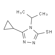 5-Cyclopropyl-4-isopropyl-4H-1,2,4-triazole-3-thiol