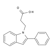 3-(2-Phenyl-indol-1-yl)-propionic acid