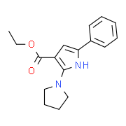 Ethyl 5-phenyl-2-(1-pyrrolidinyl)-1H-pyrrole-3-carboxylate