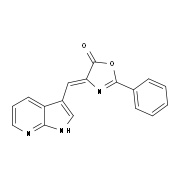 (4Z)-2-Phenyl-4-(1H-pyrrolo[2,3-b]pyridin-3-ylmethylene)-1,3-oxazol-5(4H)-one
